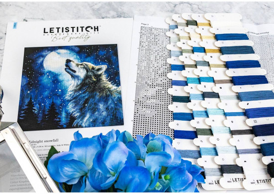 Набор для вышивания «Полуночный снегопад»