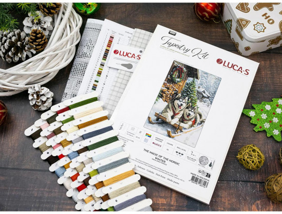 Набор для вышивания гобеленовым стежком «Волшебство северной зимы»