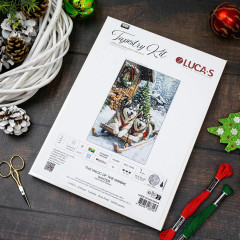 Набор для вышивания гобеленовым стежком «Волшебство северной зимы» - Фото 2