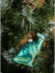 Игрушка ёлочная «Синий динозаврик» - Фото 4