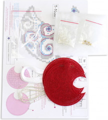 Набор для вышивания на перфорированном фетре «Луна» - Фото 1
