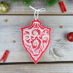 Набор для вышивания на перфорированном фетре «Фонарик» - Фото 4