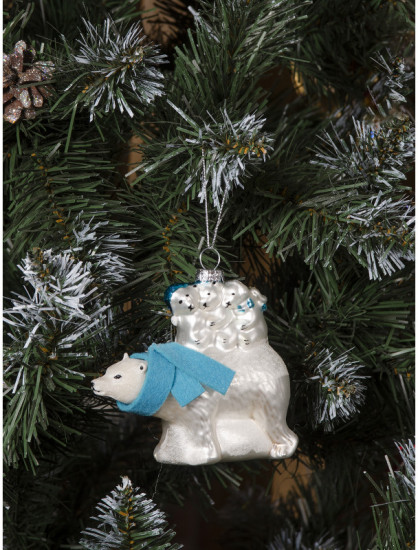 Игрушка ёлочная «Медвежья семейка»