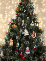 Игрушка ёлочная «Красные лыжи» - Фото 4