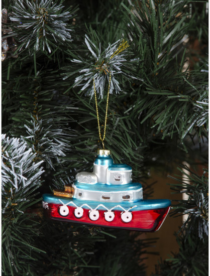 Игрушка ёлочная «Пароход»