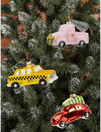 Набор игрушек ёлочных «Машинки»