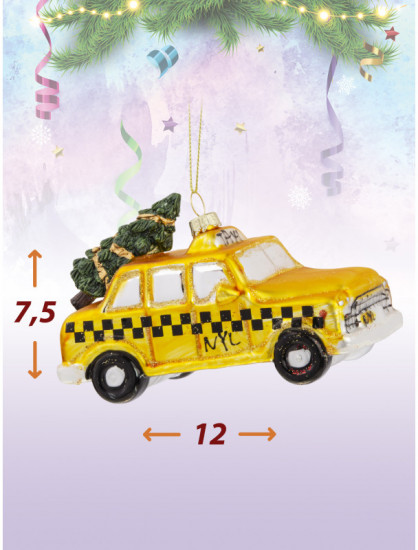 Набор игрушек ёлочных «Машинки»