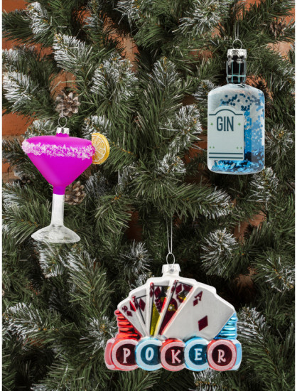 Игрушка ёлочная «Коктейль с лимоном»