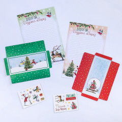 Набор для создания письма Деду Морозу «Звери на лужайке» - Фото 2