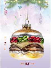 Набор игрушек ёлочных «Стрит фуд» - Фото 5