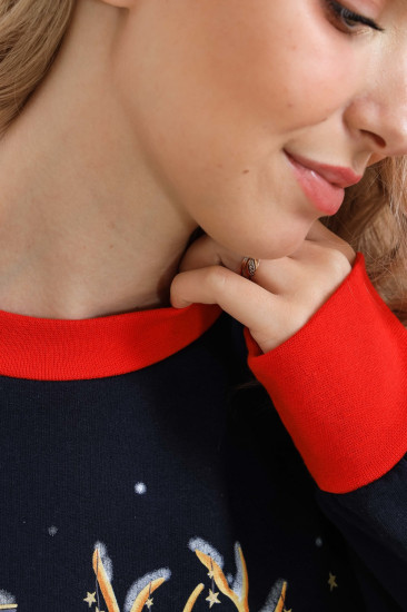 Платье-толстовка женское