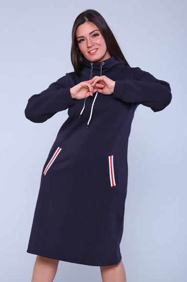 Платье-толстовка женское