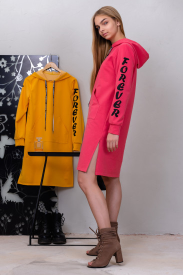 Платье-толстовка женское