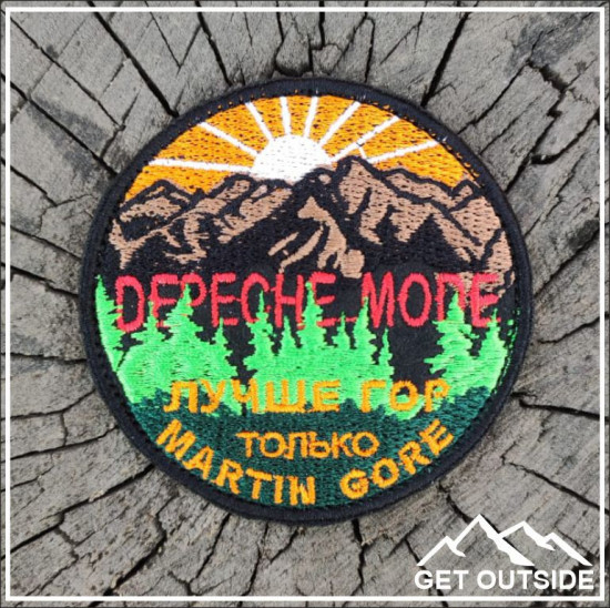 Шеврон «Лучше гор только Martin Gore. Лучше гор только Мартин Гор»