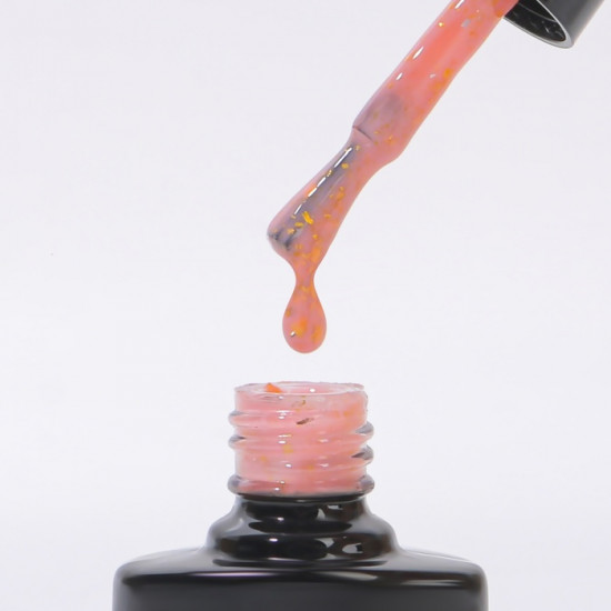 Гель-лак для ногтей трехфазный «Gold Potal», оттенок 017 Розовый золотистый