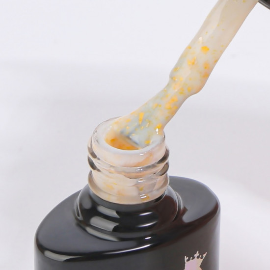 Гель-лак для ногтей трехфазный «Gold Potal», оттенок 043 Белый