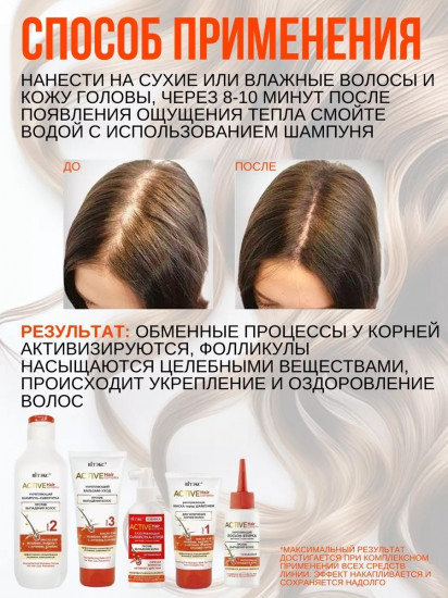 Маска для укрепления корней волос «Active Hair complex»