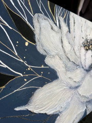 Картина интерьерная «Белый пион» - Фото 4