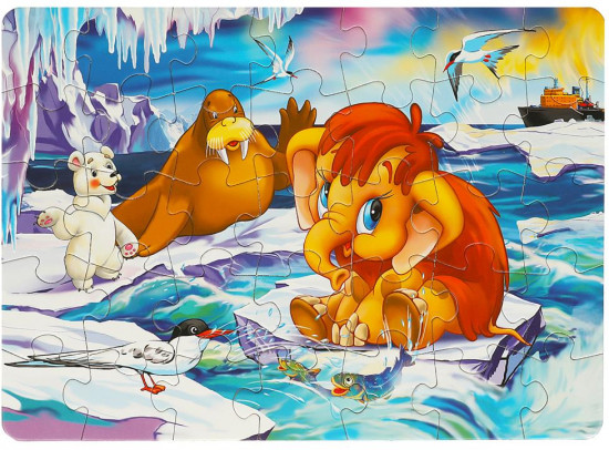 Макси-пазл «Мама для Мамонтёнка»