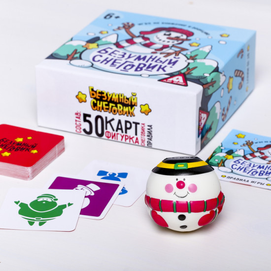 Настольная игра «Безумный снеговик»
