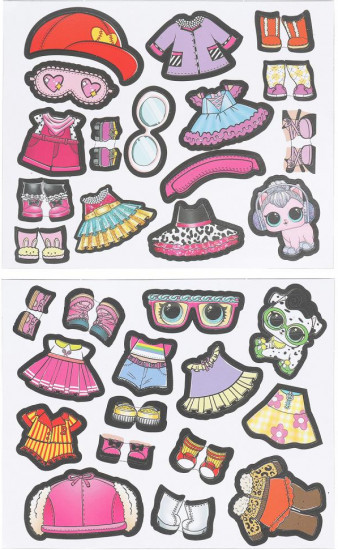 Игра развивающая на магнитах «Весёлые подружки»