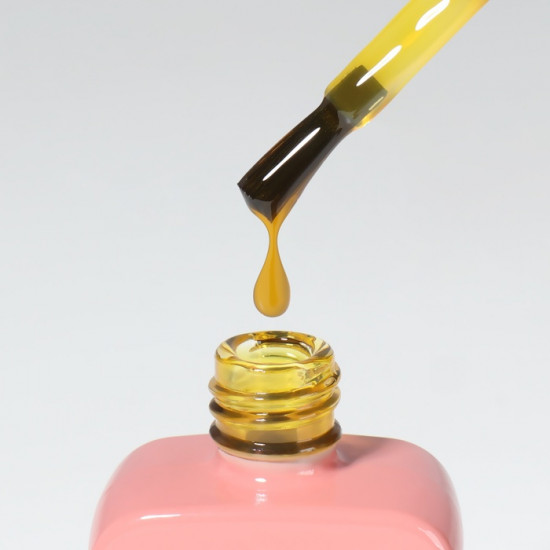 Гель-лак для ногтей витражный трехфазный, оттенок 75 Желтый