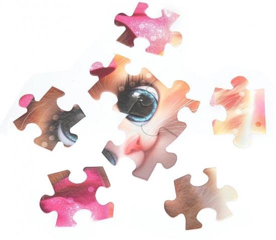 Макси-пазлы со стразами «Котёнок»