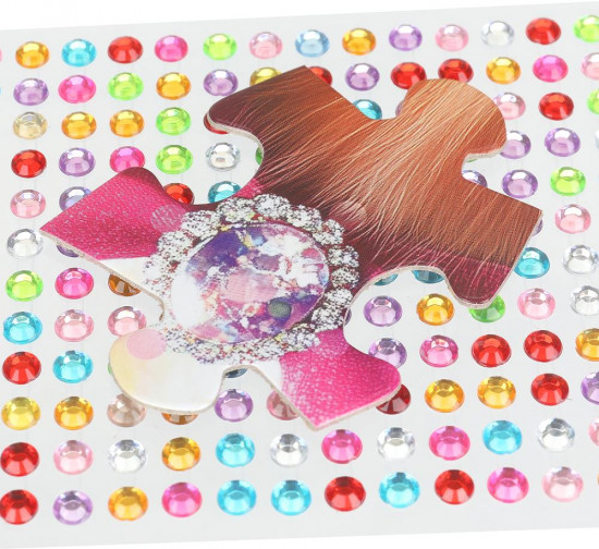 Макси-пазлы со стразами «Котёнок»