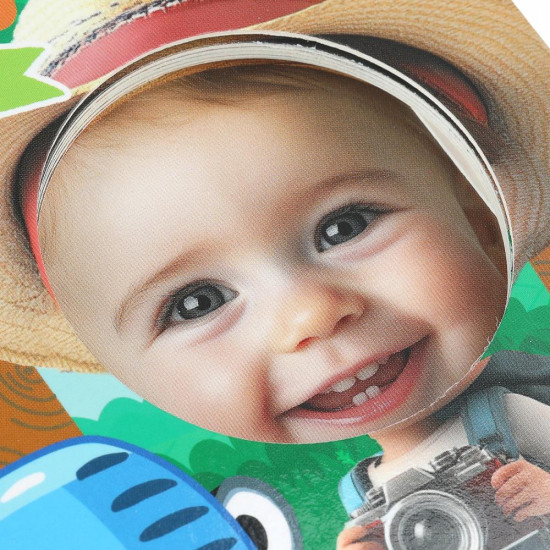 Книжка с фотографией «Едем в гости»