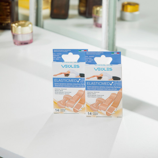 Набор пластырей эластичных тканевых