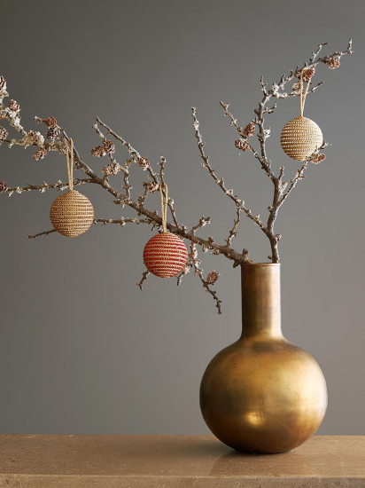 Набор ёлочных украшений «Rustic diamonds»