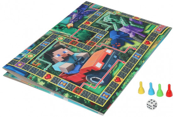 Игра-ходилка настольная «По мотивам Minecraft»