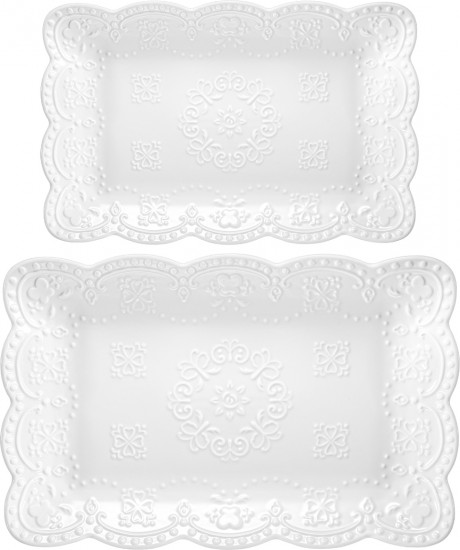 Набор блюд для сервировки прямоуголных