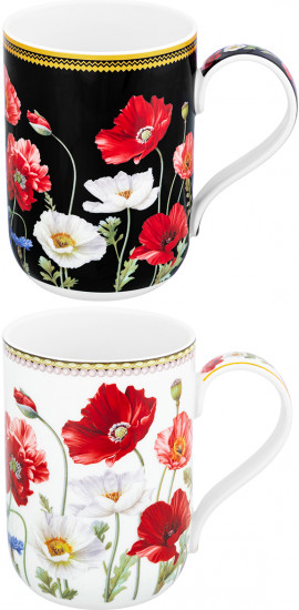 Набор кружек «Маки»