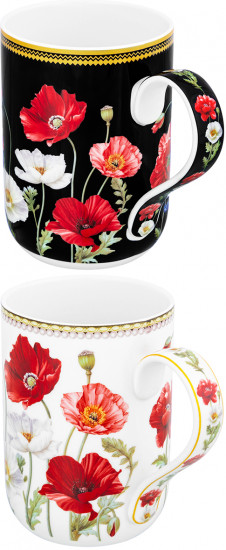 Набор кружек «Маки»