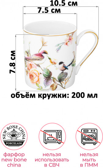 Набор кружек «Певчие птички»