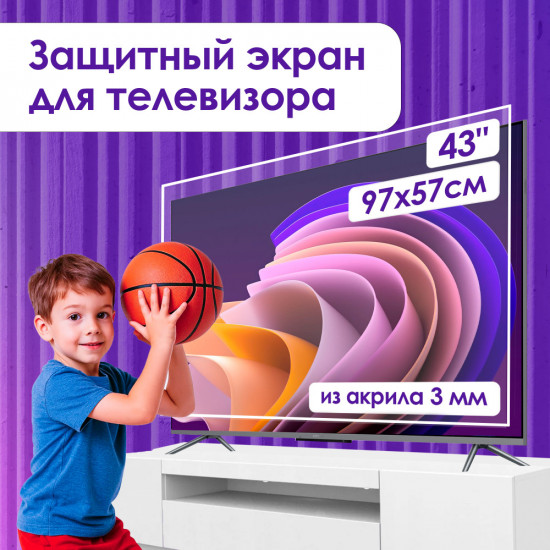 Защитный экран для телевизора 43