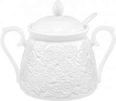 Сахарница с крышкой и ложкой «Розы» - Фото 2