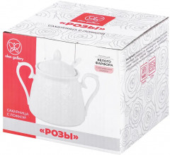 Сахарница с крышкой и ложкой «Розы» - Фото 3