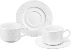 Набор чайных пар «Белый коралл» - Фото 2