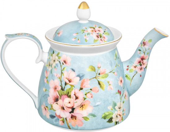 Чайник заварочный «Яблоневый цвет на голубом»
