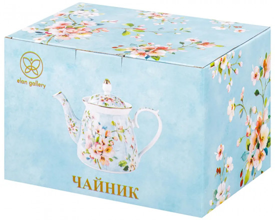Чайник заварочный «Яблоневый цвет на голубом»