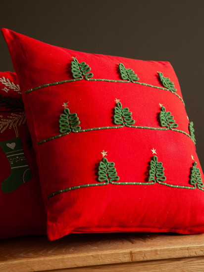 Чехол на подушку «Christmas forest»