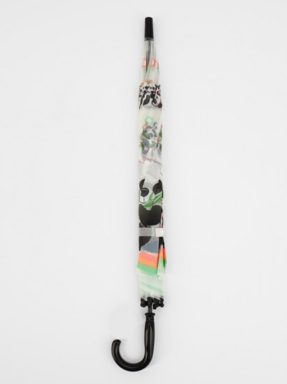 Зонт-трость для девочек «Панда с малышом»