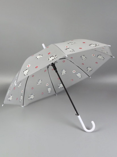 Зонт-трость для девочек «Коровки»