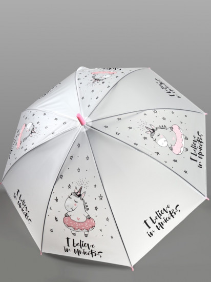 Зонт-трость для девочек «Единорог»
