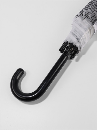 Зонт-трость полуавтоматический «Газета»