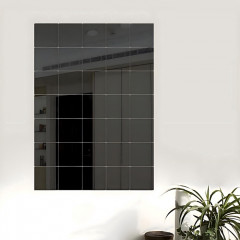 Зеркало настенное на клеевой основе «Квадратики» - Фото 1