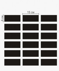 Зеркало настенное на клеевой основе «Кирпичики» - Фото 1