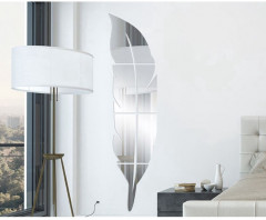 Зеркало настенное на клеевой основе «Пёрышко» - Фото 1